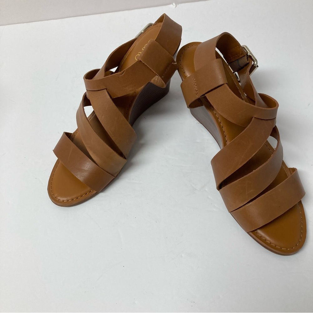 Franco Sarto Leather Wedge-8 1/2